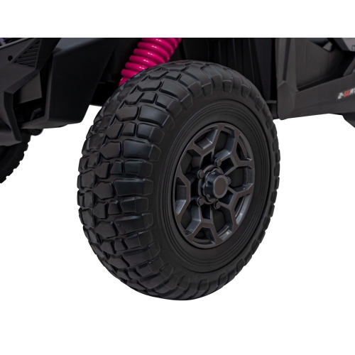 Duży Buggy dla dzieci UTV X3 Off-Road 2-osobowy 4 x 200W Różowy BBH-028.ROZ